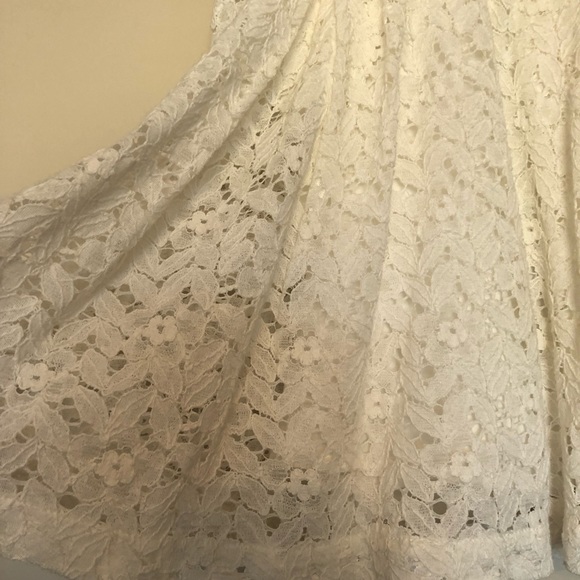 White Lace Dynamite Skirt XS - Picture 2 of 8